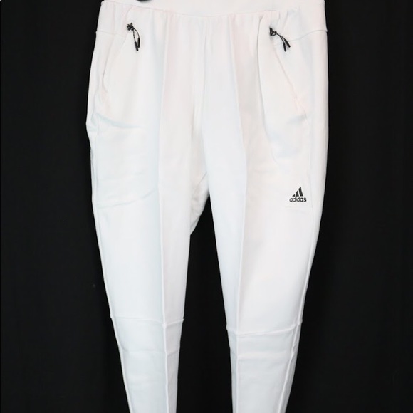 womens white tapered trousers